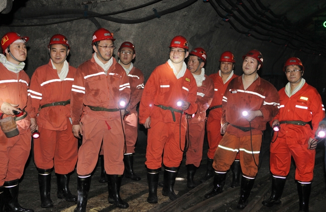 汶上县常务副县长李成勇到阳城煤电调研工作