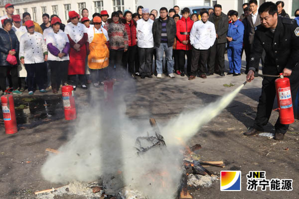 阳城煤电物业公司积极开展应急消防演练活动