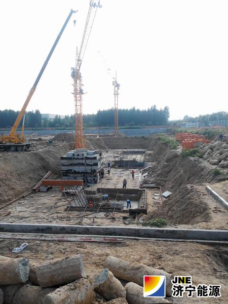 九源·书香园工程现场施工忙