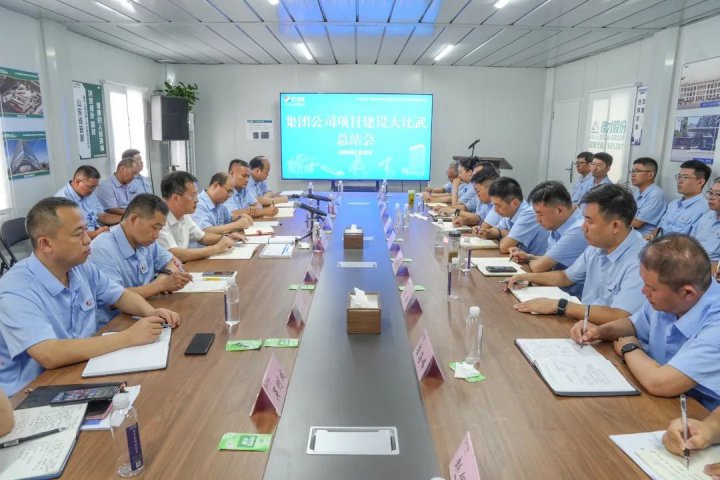 济宁能源集团召开项目建设大比武总结会